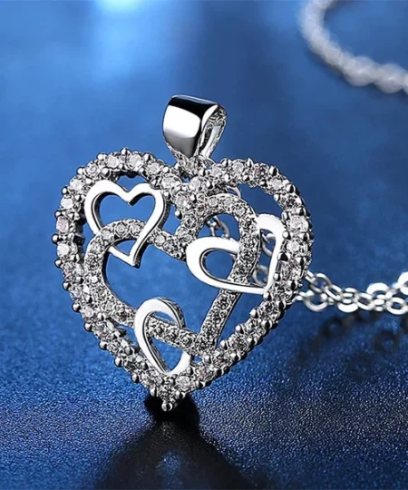 Interlocking Hearts Necklace