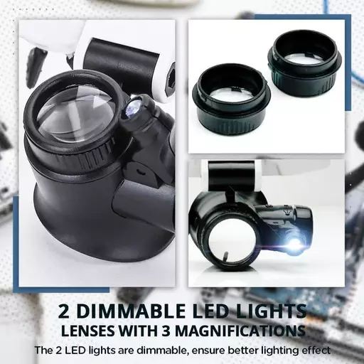 LED Glasses Magnifier 8x 15x 23x - Image 4