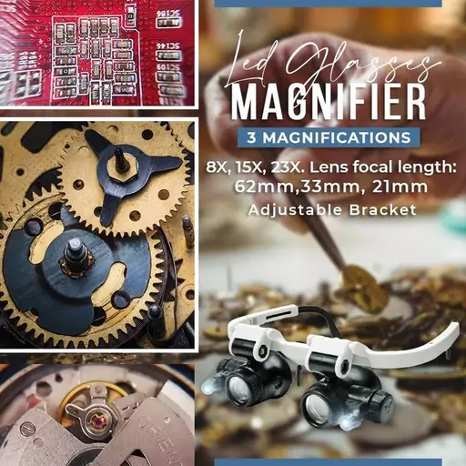 LED Glasses Magnifier 8x 15x 23x - Image 5