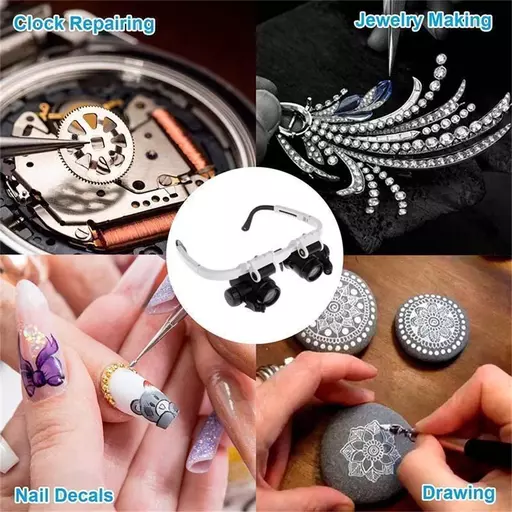 LED Glasses Magnifier 8x 15x 23x - Image 9