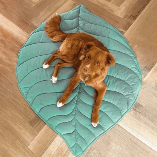 Одеяло для собак в форме листа