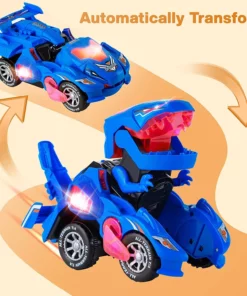 Led Dinosaur Transformation Car Toy