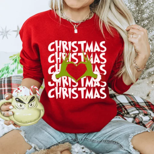 ຮັກ Christmas Sweatshirt