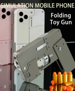 New Creative Foldable Phone Shape Pistol Nerf Toy Gun