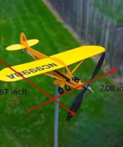 Piper J3 Cub Airplane Weathervane