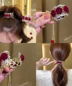Vintage Rose Hairpins