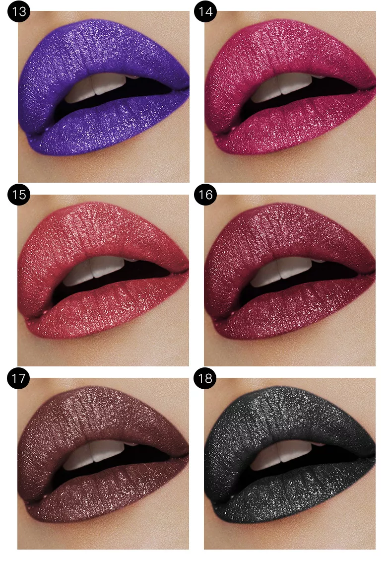 Diamond Lip Gloss Matte To Glitter Liquid Lipstick Waterproof - Image 7