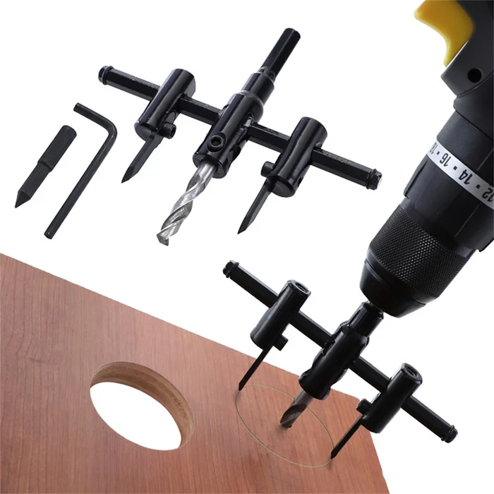 Adjustable Hole Saw Circle Cutter Drill Bit Tool - Image 2