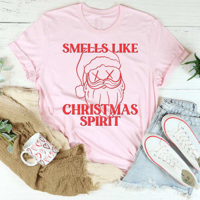 Smells Like Christmas Spirit Tee - Image 3