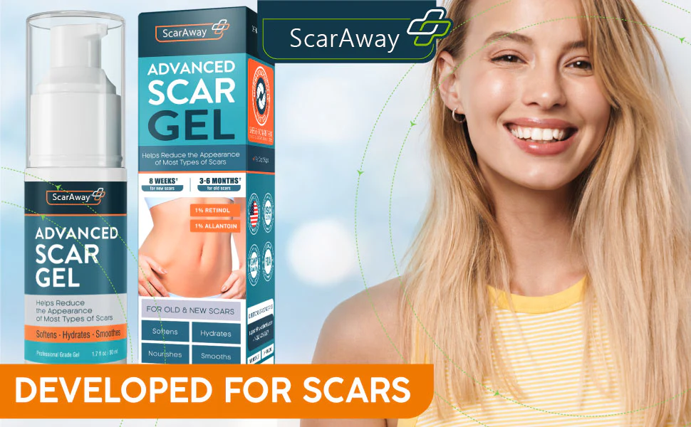 ScarAway®100% Advanced Scar Gel ,C-Section, Tummy Tuck, Old Scars, Keloids, Stretch Marks, Burn Scars. - Image 5