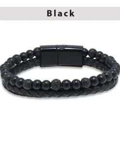 FitPRO Hematite Beaded Bracelet