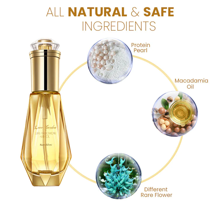LOVE GARDEN Lure Pheromone Hair Oil - Image 5