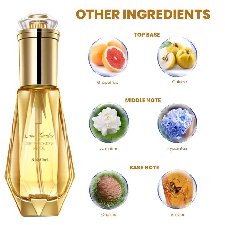 LOVE GARDEN Lure Pheromone Hair Oil - Image 8