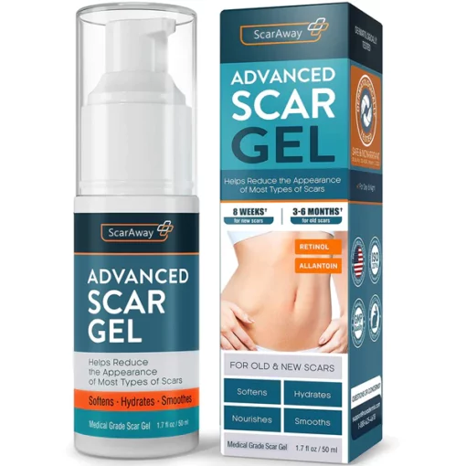 ScarAway®100 Advanced Scar Gel ,CSection, Tummy Tuck, Old Scars