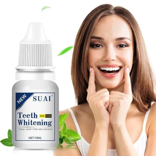 Shinyteeth™洁牙剂，去除牙结石，牙齿美白，治疗口腔溃疡，消除口臭，预防和治疗龋齿，牙齿再生