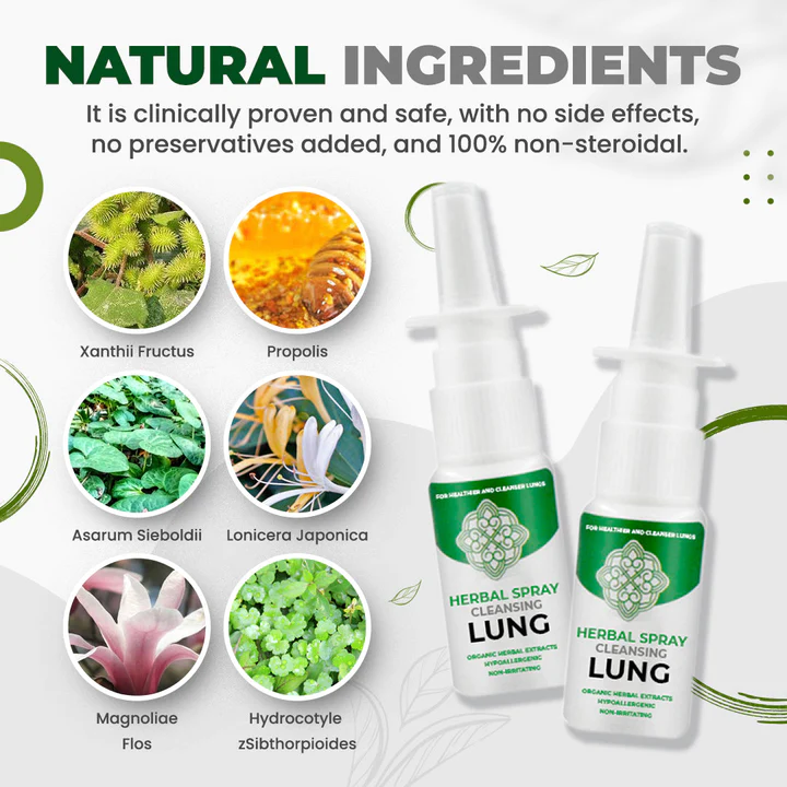Flonaze™ Organic Herbal Lung Cleanse Repair Nasal Spray - Image 3