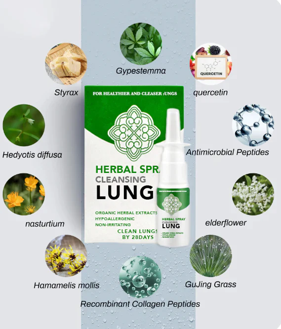 Organic Herbal Lung Cleanse Nasal Spray - Image 2