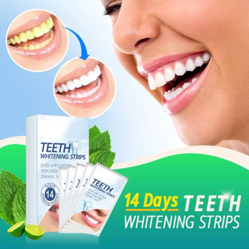 14 दिनों के लिए दांतों को सफेद करने वाली स्ट्रिप