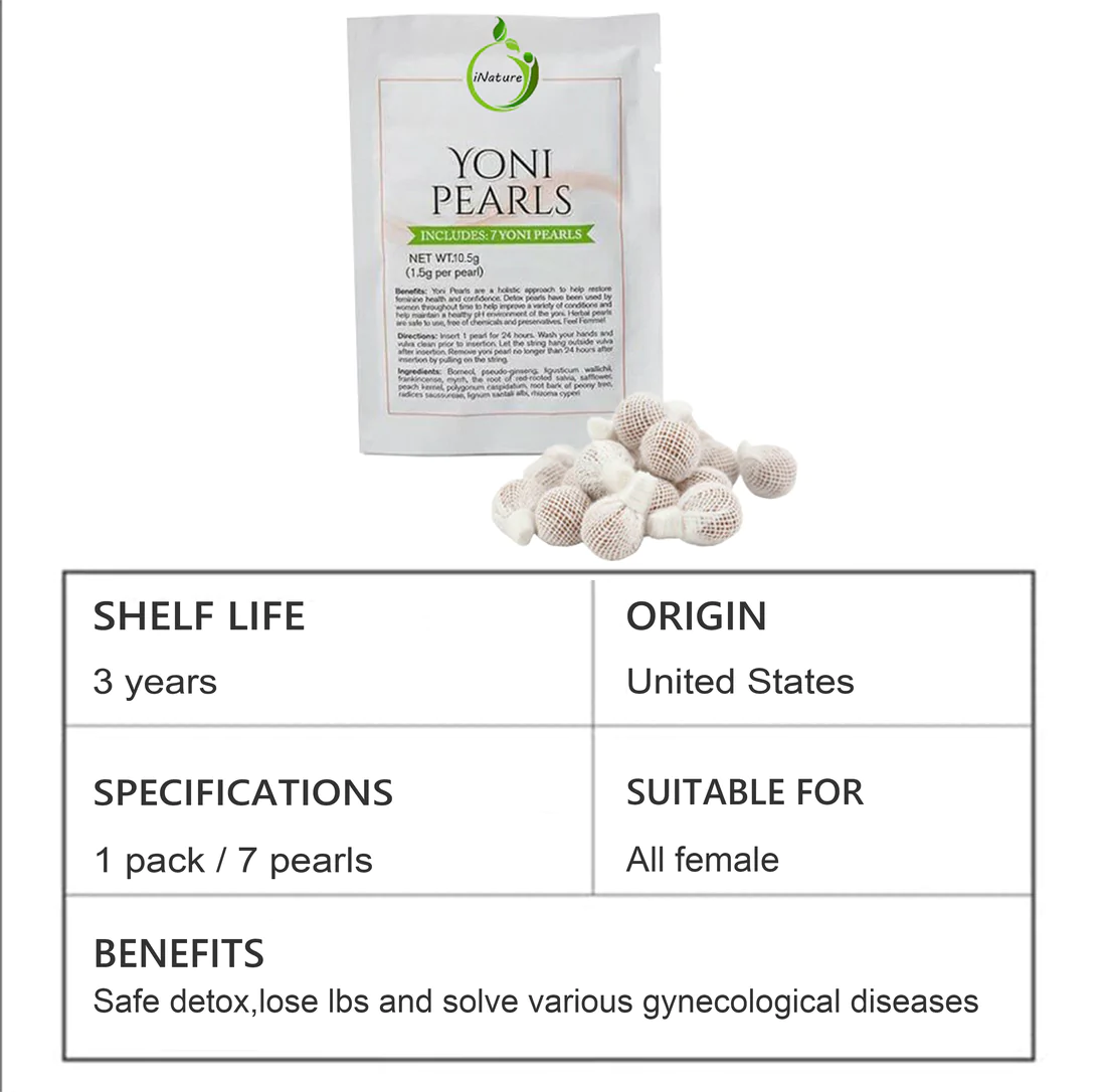 iNature⢠FemaleSlimming and Detoxing Yoni Pearls(š„Limited time discount last day) - Image 3