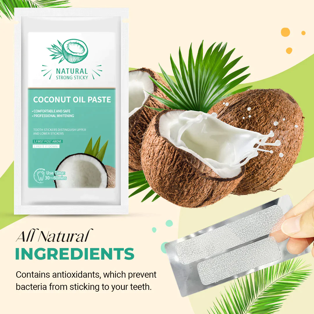 Coconut Oil Teeth Whitening Strips - Image 5