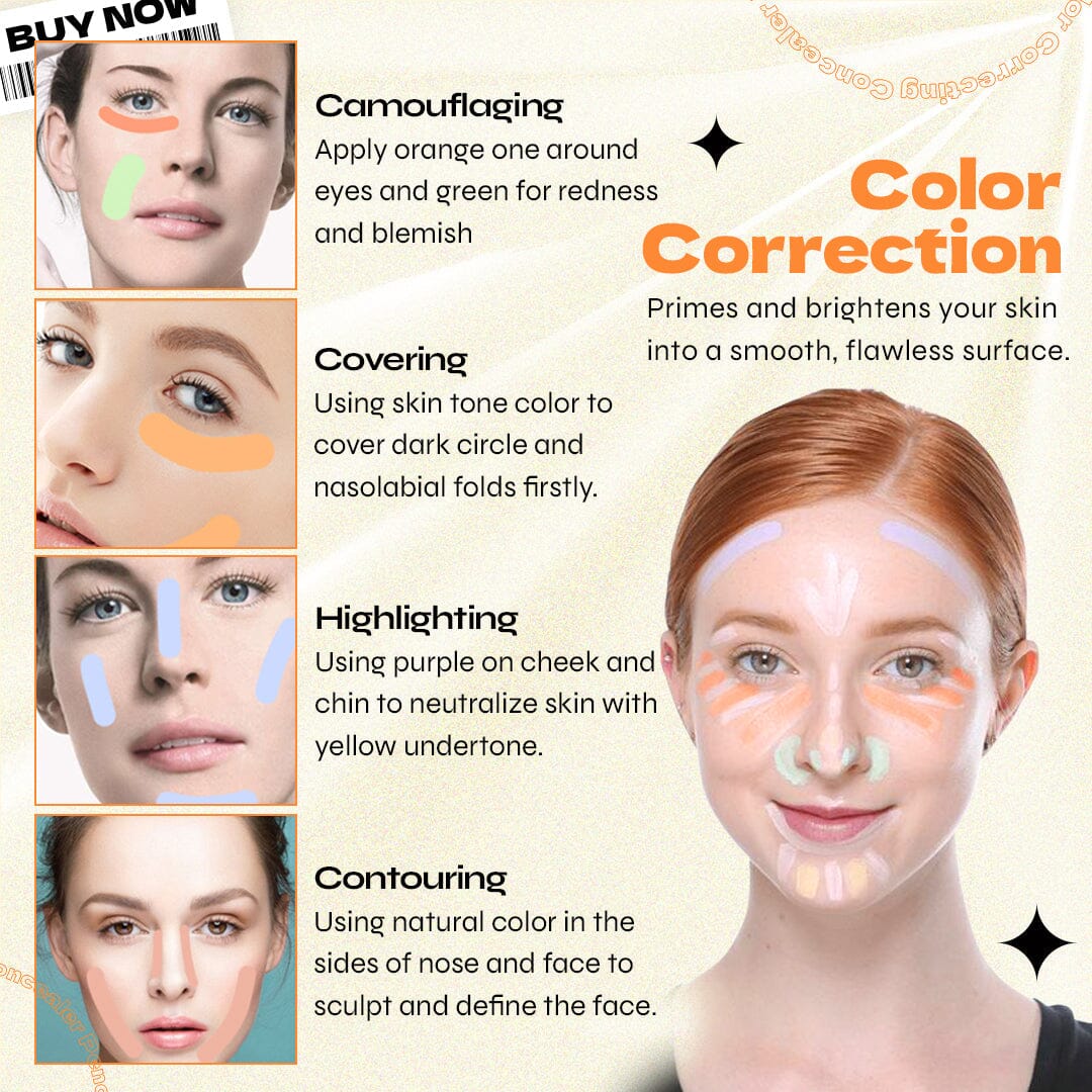 GlowPro™ Color Correcting Concealer Pencil Set - Image 8
