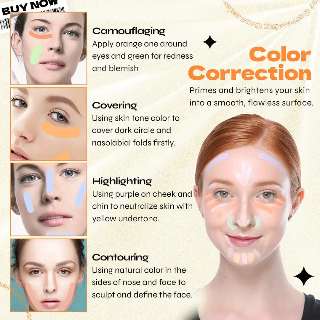 GlowPro™ Color Correcting Concealer Pencil Set - Image 8