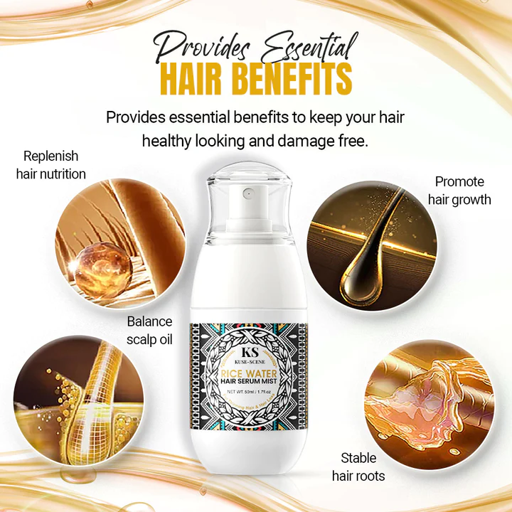KuseScene™ Japanese Rice Water Hair SerumMist - Image 6