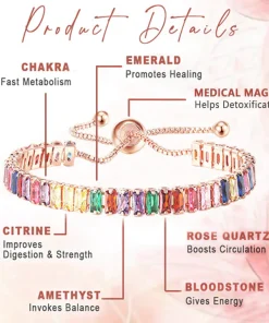 Vibreax™ Crystal Detox Slimming Healing Bracelet for Women