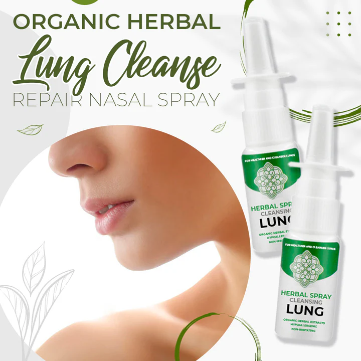  BreathDetox Herbal Lung Cleansing Spray, Herbal Lung