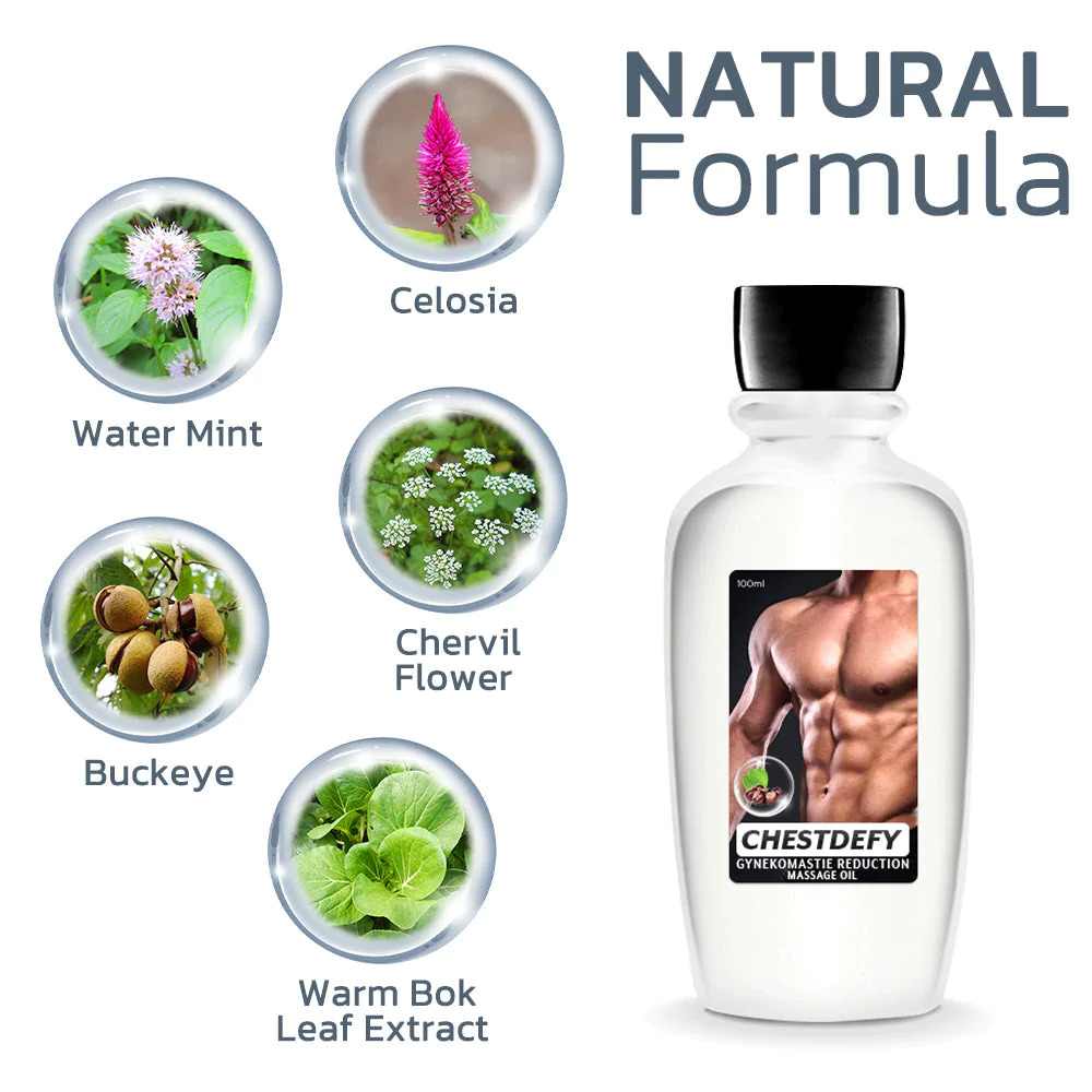 ChestDefy Gynekomastie Reduction Massage Oil - Image 7