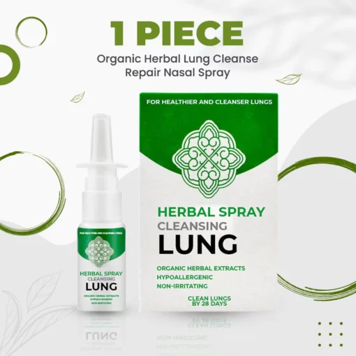 LungNourish™ ऑर्गेनिक हर्बल लंग डिटॉक्स नाक स्प्रे
