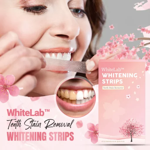 WhiteLab™ Teeth Stain Pagtangtang Whitening Strips
