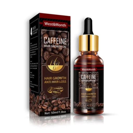 Akazi 100% Vegan Caffeine Anti Alopecia Fast Kukula Tsitsi Mafuta