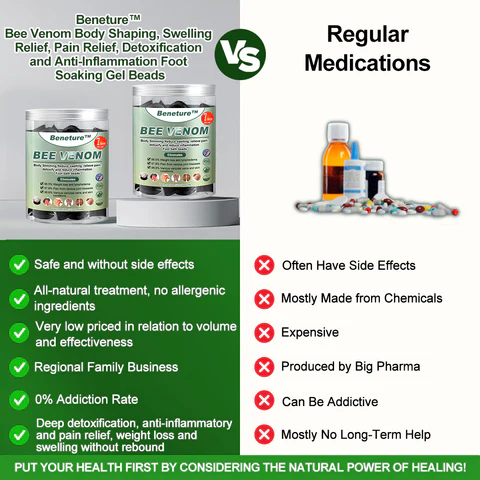 Beneture™ Bee Venom Slimming Lymphatic Detox Anti-Inflammatory Pain Relief Foot Soak Beads - Image 5