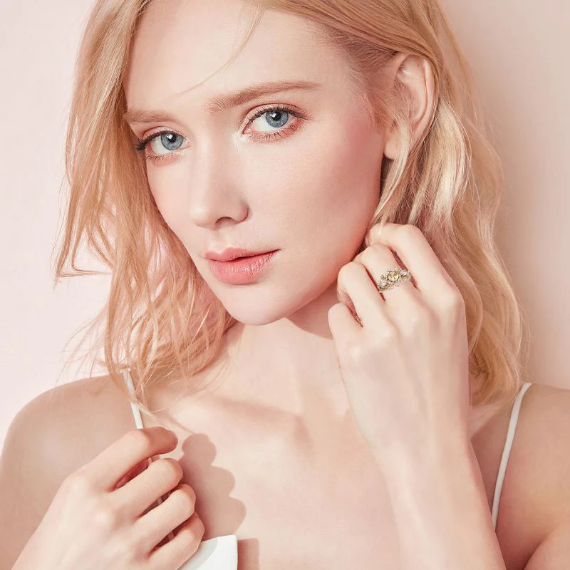 Диамантен пръстен с лимфна магнитна терапия DIYSTAR™ - Изображение 2