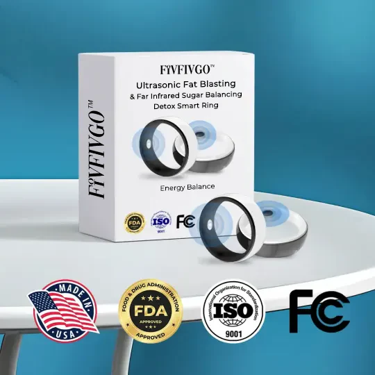 Fivfivgo™ Ultrasonic Fat Blasting & Far Infrared Sugar Balancing Detox Smart Ring - Energy Balance - Image 3
