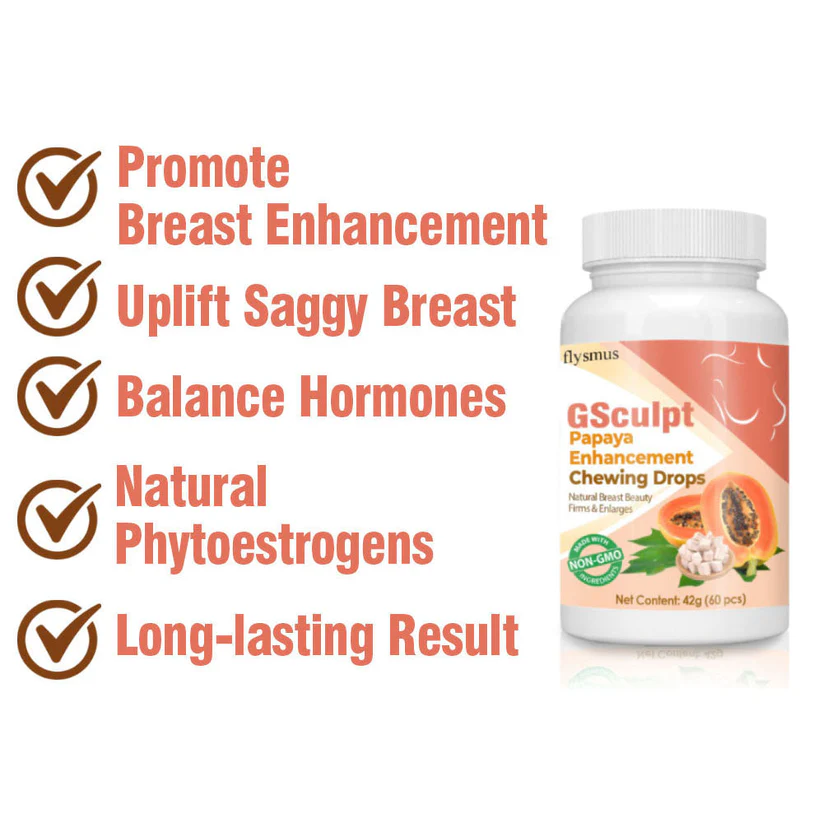 Flysmus™ GSculpt Papaya Enhancement Chewing Drops - Image 5