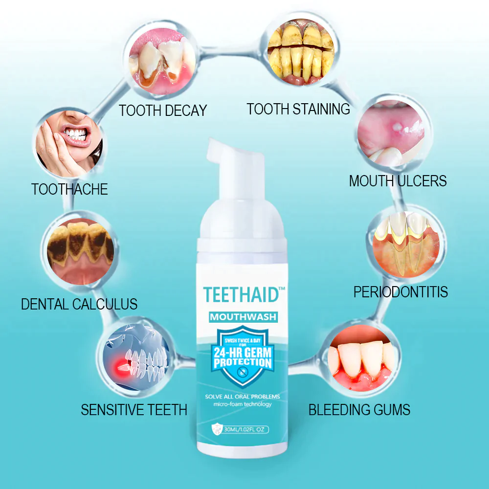 Teethaid™ Pure Herbal Super Whitening & Teeth & Mouth Repair Mousse - Image 5
