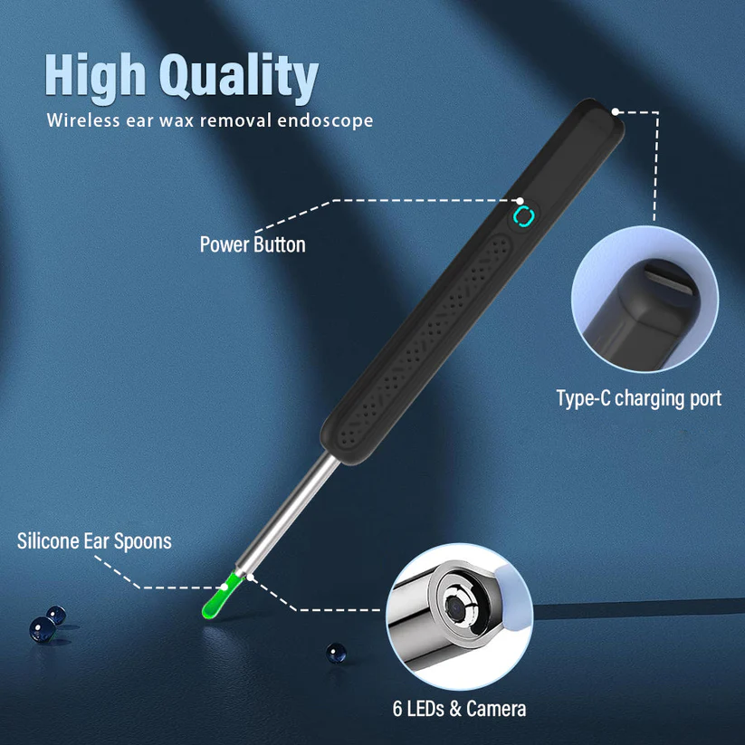 Уред за почистване на уши Futusly™ с камера - Изображение 5