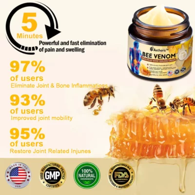 Официален магазин: Aetheris™ Bee Venom Instant Ultra Strength Pain Relief Therapy Cream-