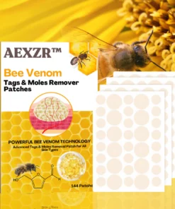 AEXZR™ Bee Venom Tags እና Moles Remover Patches