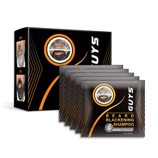 Guys Natural Darkening Beard Shampoo - Image 2