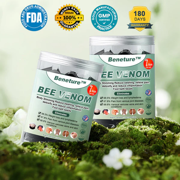 Beneture™ Bee Venom Slimming Lymphatic Detox Anti-Inflammatory Pain Relief Foot Soak Beads