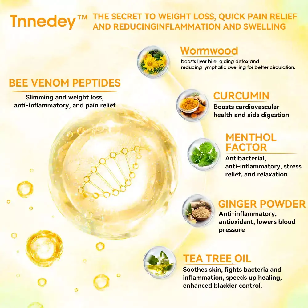 CROAIE™ Bee Venom & Herbal Slimming Foot Patches for Lymphatic Support and Blood Sugar Balance