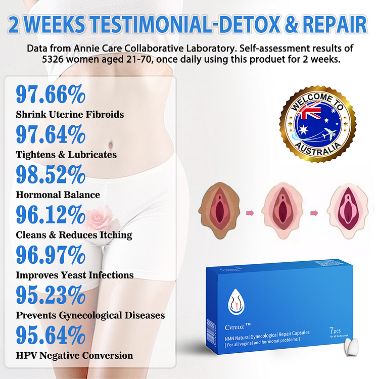 Cvreoz™ NMN የተፈጥሮ የማህፀን ጥገና ካፕሱሎች