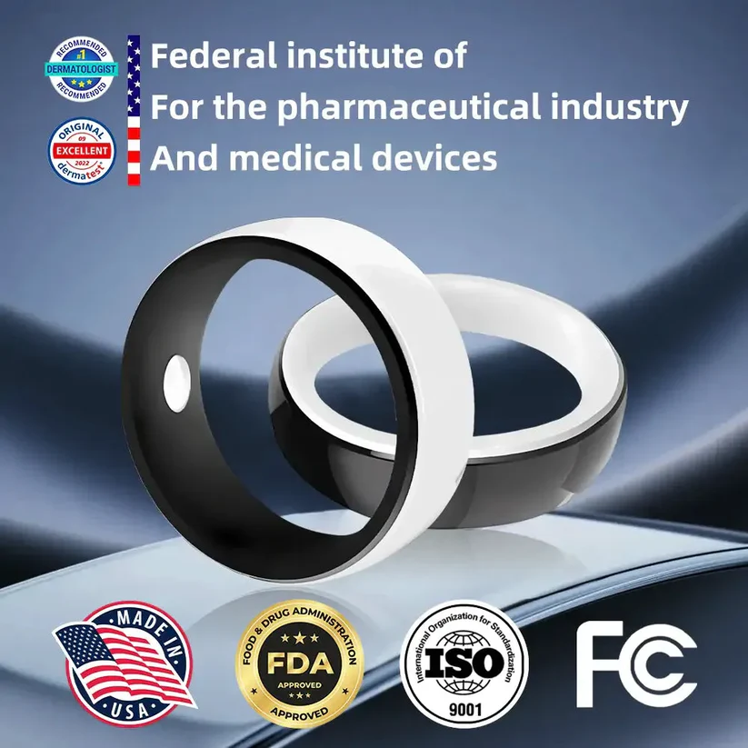 Fivfivgo™ Ultrasonic Fat Blasting & Far Infrared Sugar Balancing Detox Smart Ring - Energy Balance