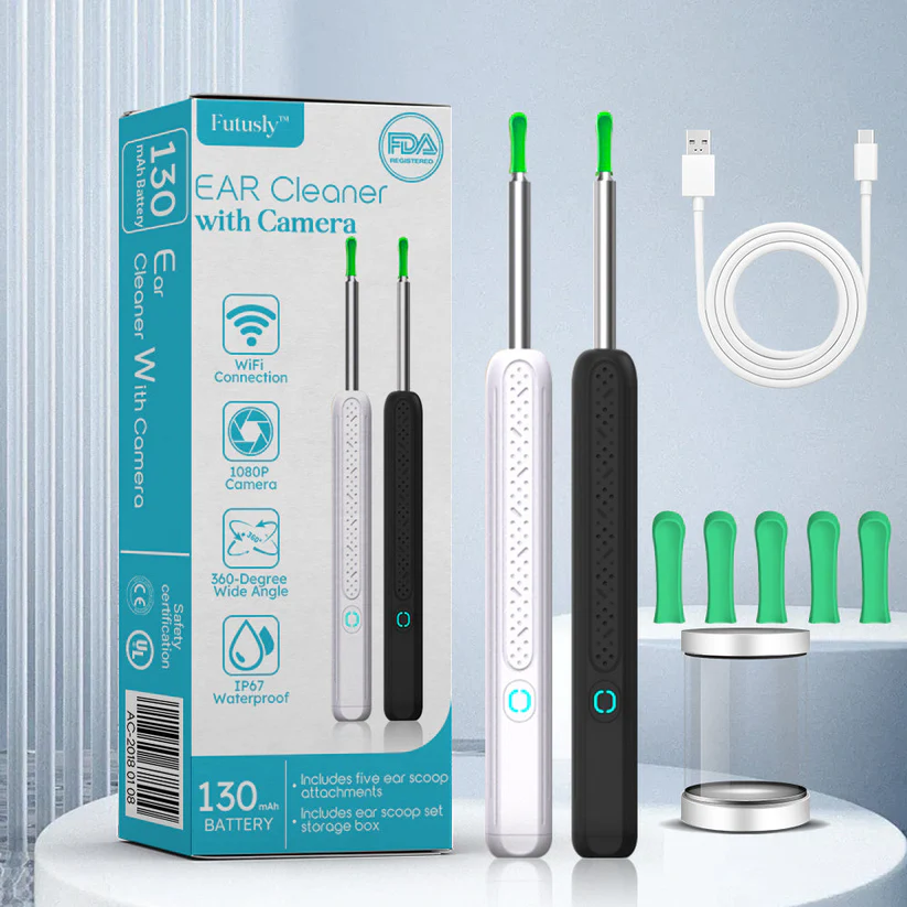 Futusly™ уред за почистване на уши с камера