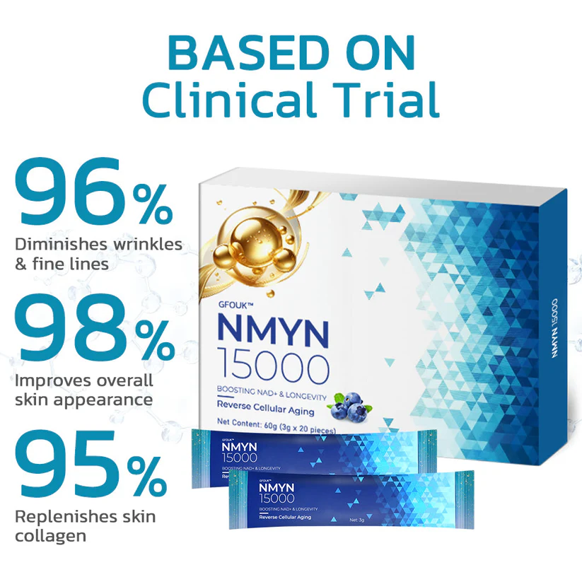 GFOUK™ NMYN 15000mg NMN Collagen Peptides Berry Juice Powder - Image 3