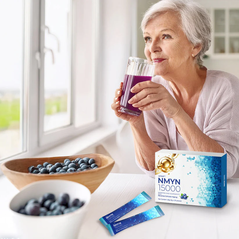 GFOUK™ NMYN 15000mg NMN Collagen Peptides Berry Juice Powder - Image 2