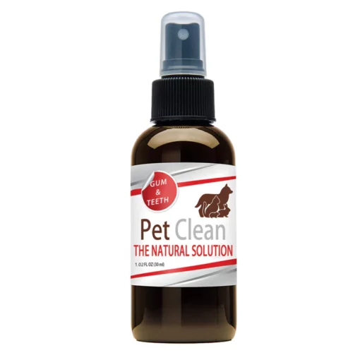 Pet Clean™ კბილების გამწმენდი სპრეი ძაღლებისთვის და კატებისთვის, აცილებს ცუდ სუნთქვას, მიზნად ისახავს კბილის და ნადების, დავარცხნის გარეშე